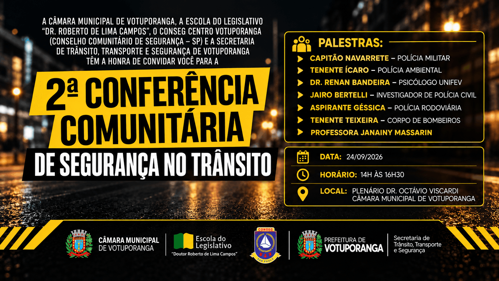 2ª Conferência Comunitária de Segurança no Trânsito